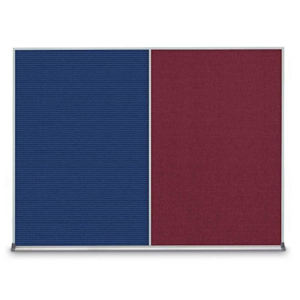 Triple Door Radius Corkboard, 72"X36", B